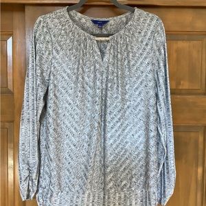 Apt 9 shimmer & bling top Size L